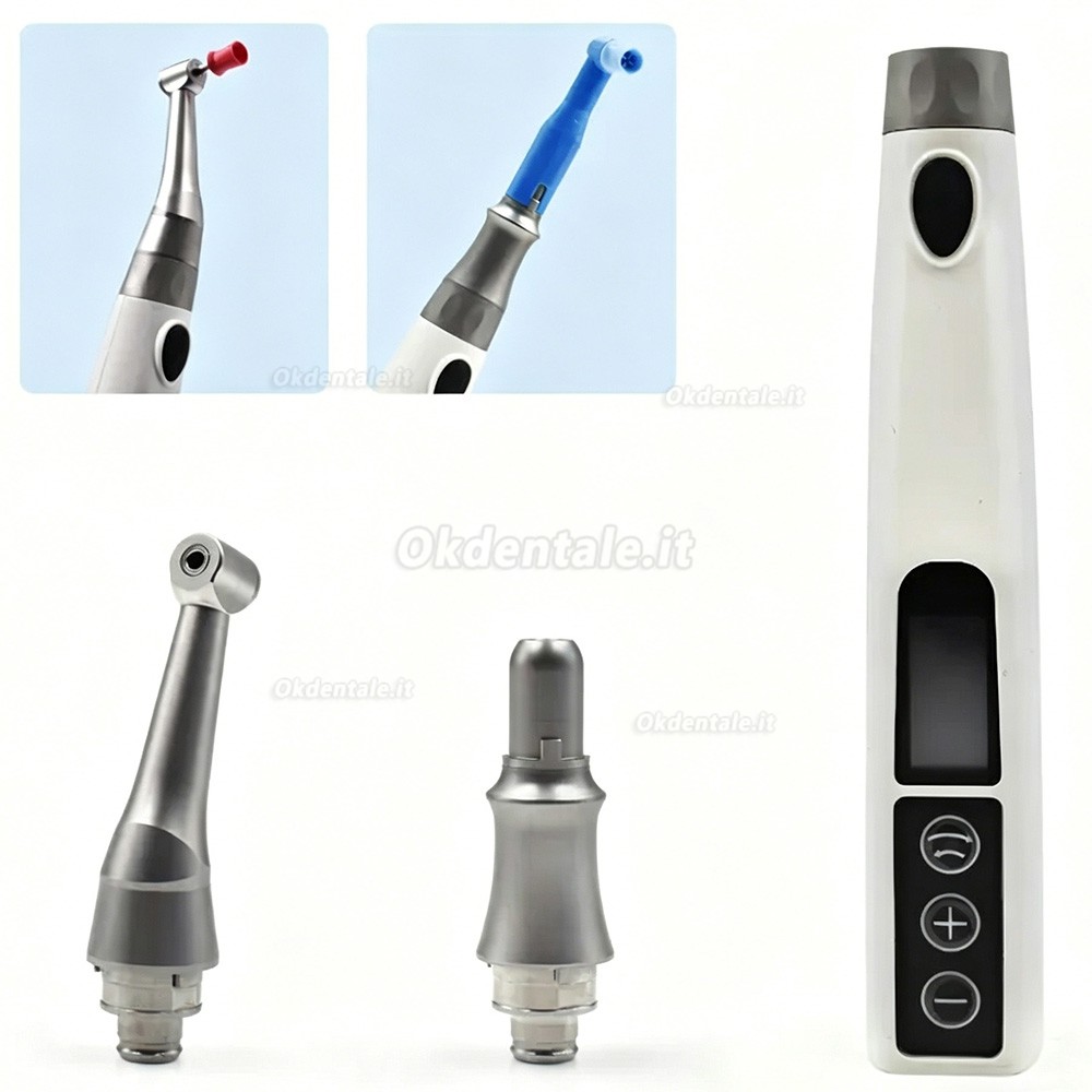 Manipolo per profilassi dentale con contrangolo 4:1 + cono nasale